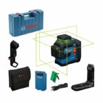 Laser a linea BOSCH GLL 80-33 G - 0 601 065 501 Professionale - Fornito con valigetta e accessori