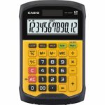 Calcolatrice da tavolo - CASIO - WM-320MT-W-EC - Solare - Nero / Giallo