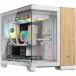 Case per PC - CORSAIR - CC-9011288-WW - 2500X - mATX - Case per PC - Bianco/Bambù