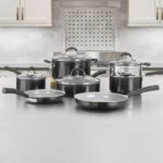 Set di pentole - Tutti i piani cottura, inclusa l'induzione - CUISINART - 54C11BKEU - Ceramica - Antiaderente - 11 pezzi - immagine 4