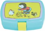 Set di stoviglie - FUN HOUSE - T'CHOUPI - 2 piatti fondi Ø 16 cm, porta merenda, bottiglia con cannuccia e peluche 18 cm - immagine 4