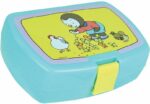 Set di stoviglie - FUN HOUSE - T'CHOUPI - 2 piatti fondi Ø 16 cm, porta merenda, bottiglia con cannuccia e peluche 18 cm - immagine 5