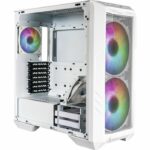 Case da gioco per PC - COOLER MASTER - HAF 500 White -ARGB - ATX (H500-WGNN-S00) - immagine 2