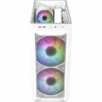 Case da gioco per PC - COOLER MASTER - HAF 500 White -ARGB - ATX (H500-WGNN-S00) - immagine 5