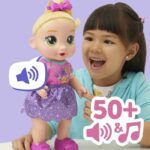 Baby Alive Baby Grows LaLa GooGoo, set di bambole interattive con oltre 75 suoni e frasi per bambini dai 3 anni in su - immagine 6