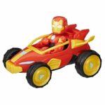 Personaggio di Iron Man e veicolo Bolide Iron Man, Marvel Iron Man e i suoi fantastici amici, età 3 anni - immagine 2