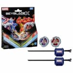Beyblade X Multipack Top Captain America 4-70GB vs. Red Hulk 1-80R, età 8+