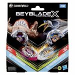 Beyblade X Jurassic World Spinosaurus vs Quetzalcoatlus, confezione multipla, età 8 anni