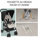 HAUCK - Passeggino - SPORT - Pieghevole e reclinabile - Capottina parasole - 4 ruote - Topolino e Minnie - immagine 3