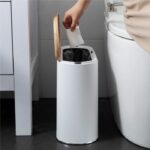 Pattumiera da bagno a spinta stretta - ALDO - KITCHEN MOVE - 10 L - Legno - immagine 3
