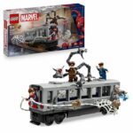 LEGO | Marvel 76321 Scena del treno di Spider-Man e Dottor Octopus - Giocattolo per bambini di 9 anni
