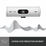 Logitech - Brio 500 HD Webcam con Auto - White Expo - immagine 4