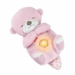 Fisher-Price - La mia lontra si coccola la buonanotte - Peluche e luce notturna - Rosa - Fisher-Price - JLJ33
