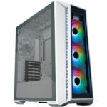 Custodia da gioco - COOLER MASTER - MasterBox MB520 - Frontale in vetro - Bianco ARGB - 3x120mm