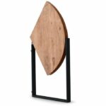 Tavolo da pranzo - YAPRAK - Pino atlantico - Rotondo - 4 persone - 100 x 100 x 72 cm - immagine 4