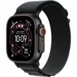 Apple Watch Ultra 3 GPS + Cellular - 49 mm - Cassa in titanio nero - Cinturino Alpine Loop nero - Medio