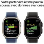 Apple Watch Ultra 3 GPS + Cellular - 49 mm - Cassa in titanio nero - Cinturino Alpine Loop nero - Grande - immagine 5