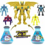 Confezione da 2 personaggi - MRBEAST LAB - Mix & Match - Modello casuale + mezza figura