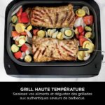 Grill e friggitrice senza olio - NINJA - MAX 6 in 1 DG551EU - 1760 W - 6 modalità di cottura - Grigio - immagine 5