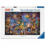 Puzzle da 3000 pezzi: La biblioteca della conoscenza incantata