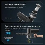 ROBOROCK F25 ACE COMBO - Aspirapolvere senza fili 5 in 1 - Potenza 20 kPa - Lavaggio a caldo 90°C - Autopulizia automatica - immagine 6