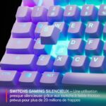 Tastiera da gioco cablata - STEELSERIES - Apex 3 TKL - Azerty - Lavanda - immagine 6