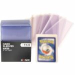 Bustine protettive per carte - KONIX - Bustine rigide - 25 tasche - Magic The Gathering, compatibile con Pokémon - Trasparenti