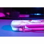 Custodia protettiva e per il trasporto - KONIX - Hello Kitty Nintendo Switch 2 - Porta accessori - Motivo 3D - Rosa - immagine 6