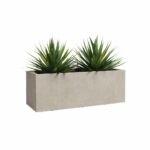 Fioriera - Plastica - Crema - 80 cm - 57 L - Sydney - ARTEVASI - immagine 2