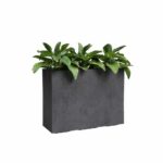 Fioriera - Plastica - Antracite - 80 cm - 50 L - Sydney - ARTEVASI