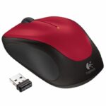 Mouse ottico senza fili Logitech - M235 rosso - immagine 2