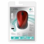 Mouse ottico senza fili Logitech - M235 rosso - immagine 4
