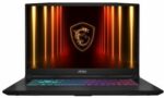 PC portatile da gioco - MSI - Katana 17 HX B14WGK-256XFR - 15.6 - FHD 144Hz - RTX 5070 GDDR7 8GB - RAM 32GB (2x16) DDR5 - 512GB SSD