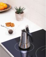 Caffettiera italiana - PEZZETTI - STEELEXPRESS - Acciaio inox - 6 tazze - Adatta a tutti i piani cottura, inclusa l'induzione - Argento - immagine 2