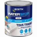Membrana impermeabilizzante - BOSTIK - Waterstop - Riparazione perdite - Vaso da 1 kg - Bianco