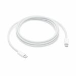 Cavo di ricarica USB-C intrecciato originale Apple da 240 W (2 m)  Connessione affidabile e ad alta resistenza
