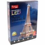 Puzzle 3D luminoso - All Eiffel - Gioco di costruzione - EXPLORA - 84 pezzi - Età 8+ - immagine 5