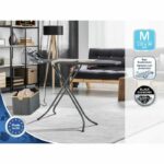 Asse da stiro - Leifheit - Classic M Nero - Altezza regolabile da 69 a 88 cm - Rivestimento in cotone - 120 x 38 cm - immagine 4