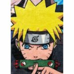 Plaid - NARUTO SHIPPUDEN - Team 7 - 130 x 180 cm - immagine 3