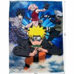 Plaid - NARUTO SHIPPUDEN - Team 7 - 130 x 180 cm - immagine 4