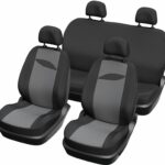 Coprisedili per auto - XLCOVER - Non divisibili - Compatibili con airbag - Coprisedili per sedili anteriori, poggiatesta e sedili posteriori