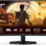 Monitor curvo per PC da gioco - AOC - 27'' - FHD - 180Hz - 0,5 ms - Pannello VA - C27G42E