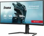 Monitor da gioco curvo - IIYAMA - 34" - 180Hz - Pannello VA - 0,4 ms - Altezza regolabile - G-Master Red Eagle - immagine 2
