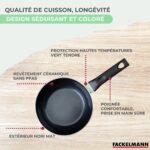 Set di 2 padelle - FACKELMANN - Brandao - Ceramica antiaderente - 16 e 20 cm - immagine 6