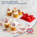 Set di 2 stampi per muffin 6 stampe - DR oeTKER - Flexxibel Love - 30 x 18 cm - immagine 3