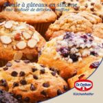 Set di 2 stampi per muffin 6 stampe - DR oeTKER - Flexxibel Love - 30 x 18 cm - immagine 4