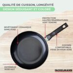 Set di 4 padelle - FACKELMANN - Brandao - Ceramica antiaderente - 16, 20, 24 e 28 cm - immagine 6