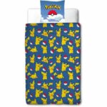 Completo letto reversibile - POKEMON - Pikachu e i suoi amici all'Arena - Microfibra - 140 x 200 cm + 1 federa 63 x 63 cm - immagine 4