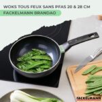 Set di 2 wok - FACKELMANN - Brandao - 20 e 28 cm - immagine 2