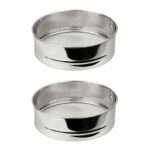 Set di 2 colini da cucina in acciaio inox extra fine - FACKELMANN - Basic - 18 cm